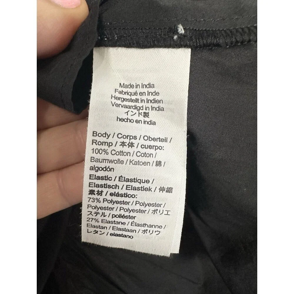 J. Crew Factory Black Textured Ruffle Mini Dress - Picture 9 of 11
